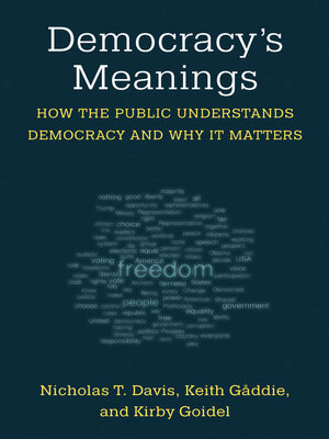 cover image of Democracy's Meanings
